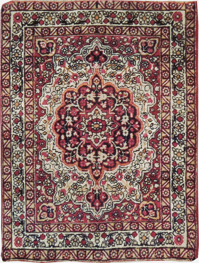 Antique Persian Lavar Kerman Rug, No.25003 - Galerie Shabab