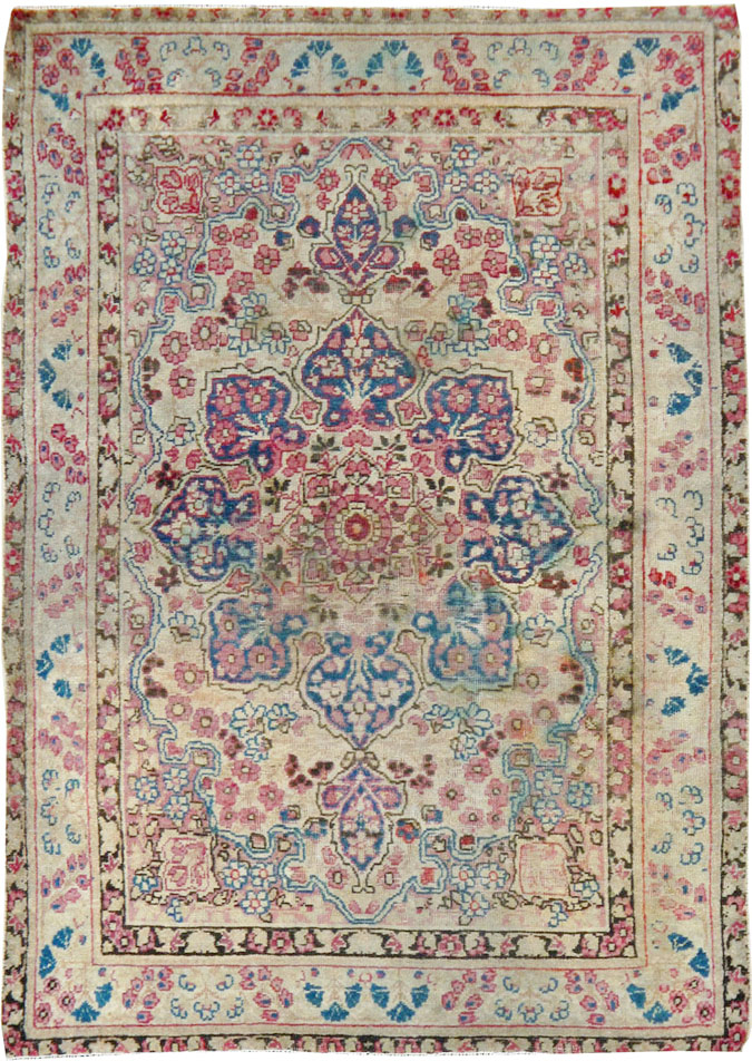 Antique Persian Lavar Kerman Rug, No.25007 - Galerie Shabab