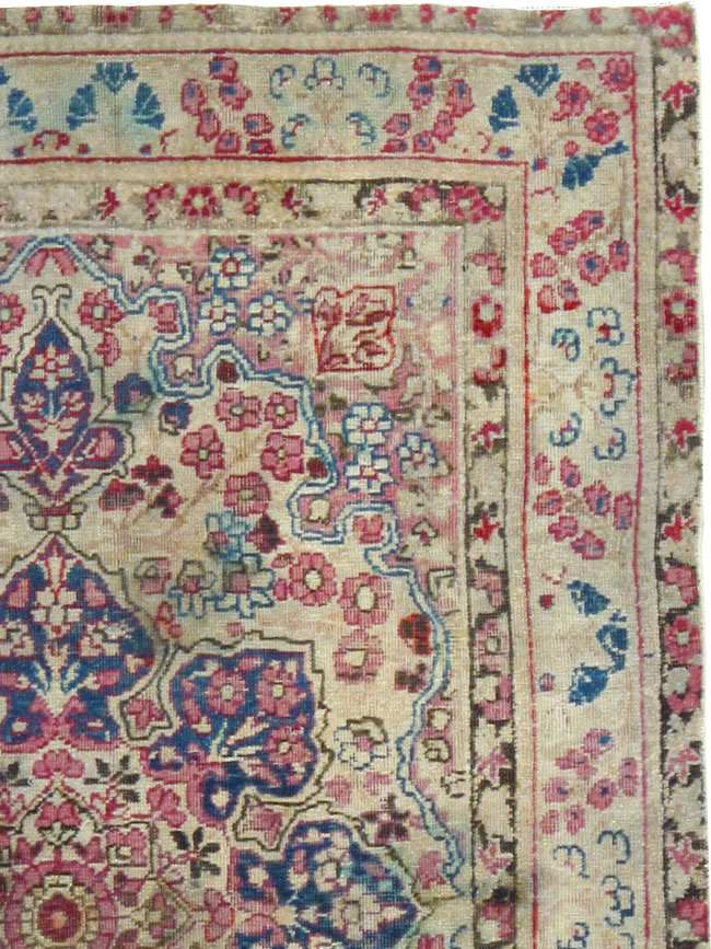 Antique Persian Lavar Kerman Rug, No.25007 - Galerie Shabab