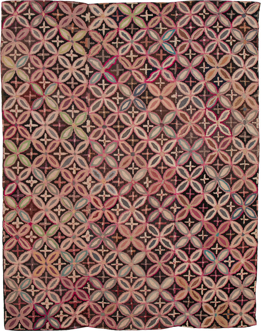 Antique American Hook Rug, No.25033 - Galerie Shabab