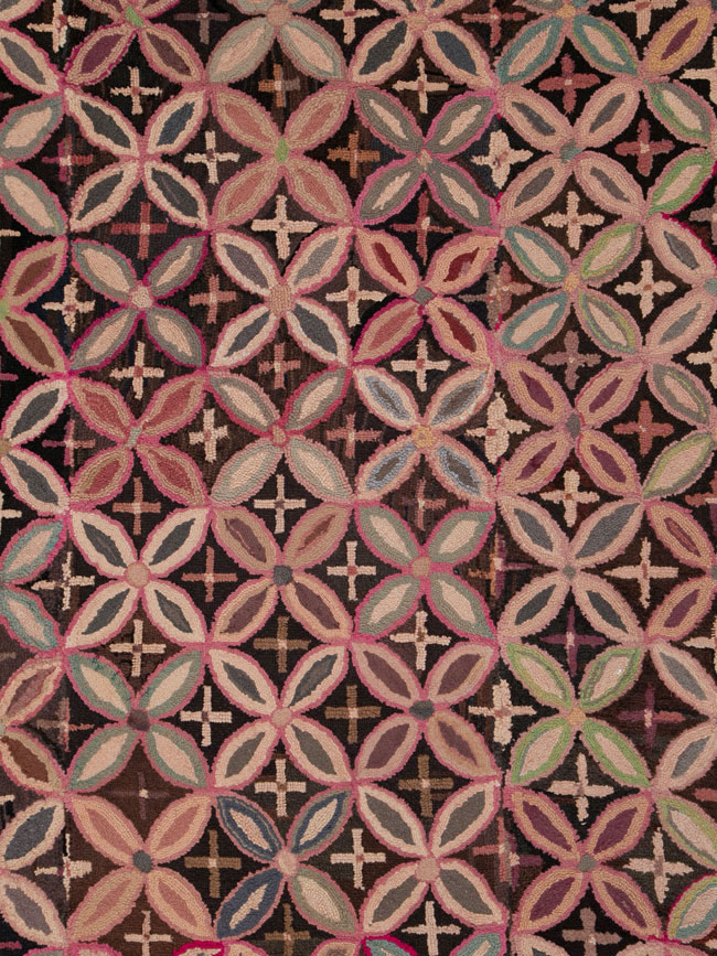 Antique American Hook Rug, No.25033 - Galerie Shabab