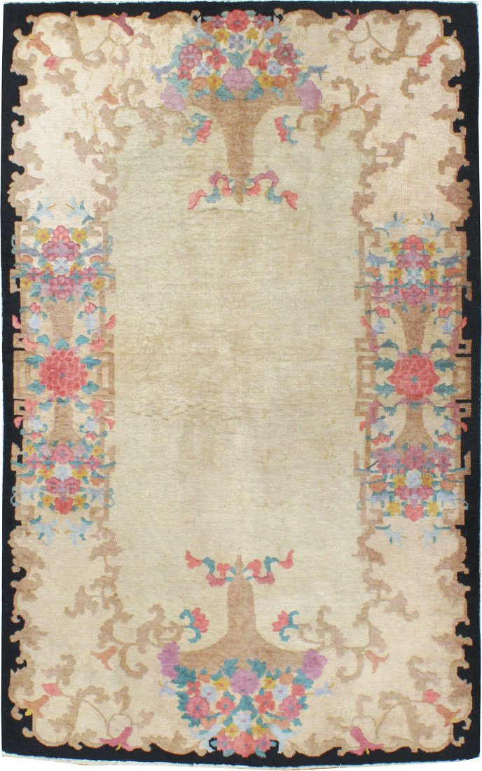Antique Chinese Art Deco Rug, No.25034 - Galerie Shabab
