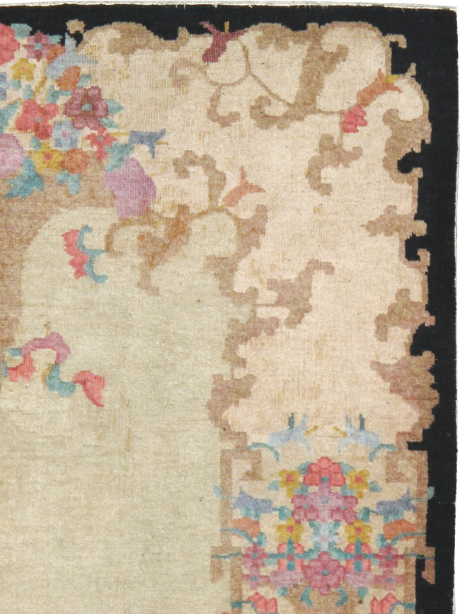 Antique Chinese Art Deco Rug, No.25034 - Galerie Shabab