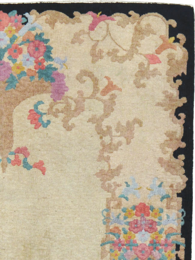 Antique Chinese Art Deco Rug, No.25034 - Galerie Shabab