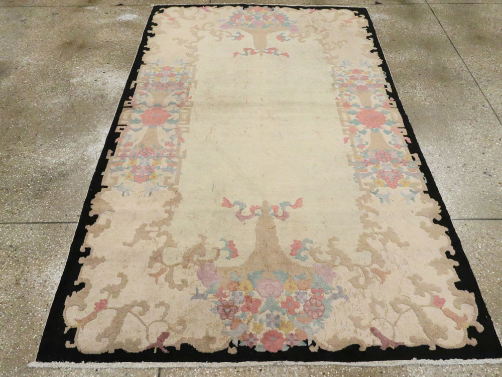 Antique Chinese Art Deco Rug, No.25034 - Galerie Shabab