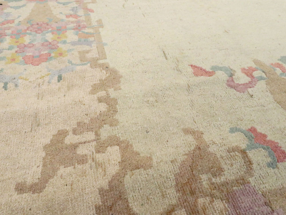 Antique Chinese Art Deco Rug, No.25034 - Galerie Shabab