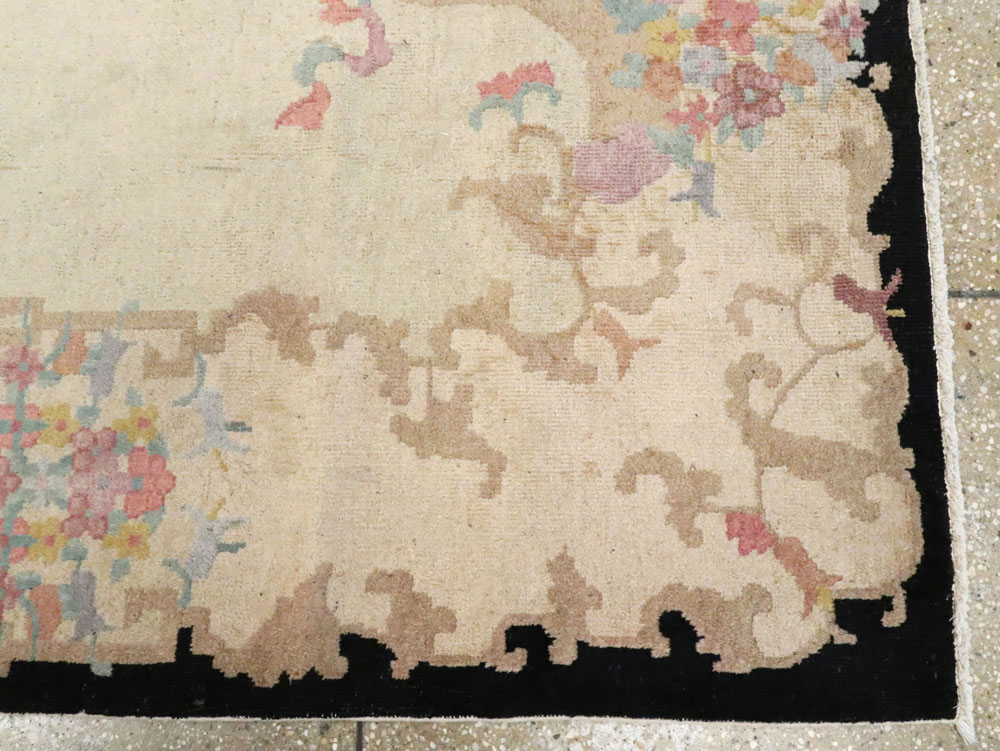 Antique Chinese Art Deco Rug, No.25034 - Galerie Shabab