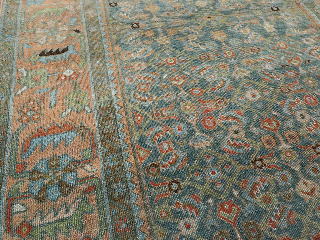 Vintage Persian Mahal Gallery Carpet, No.25037 - Galerie Shabab