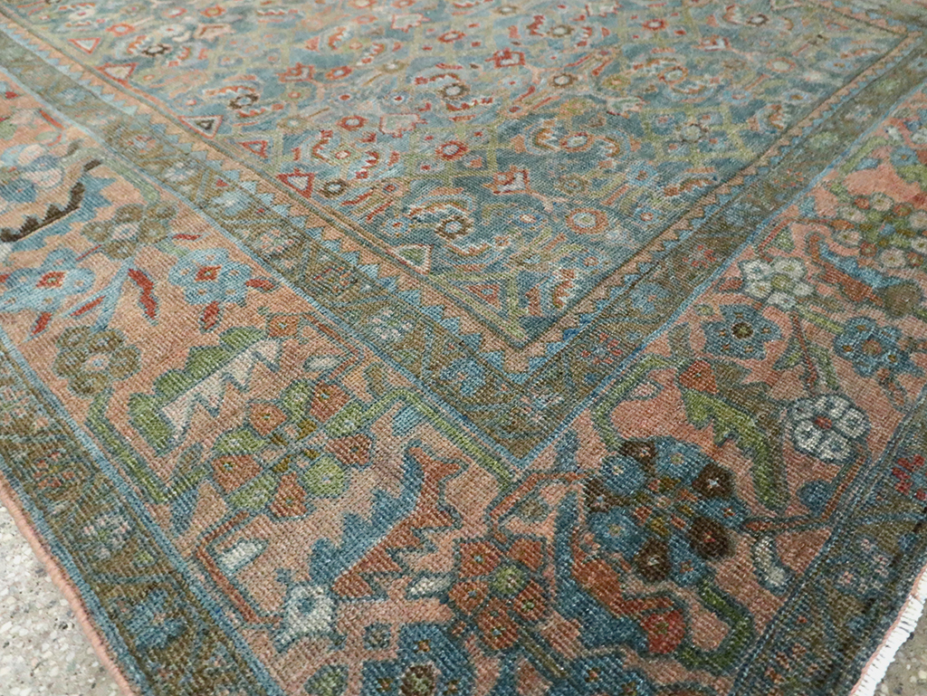Vintage Persian Mahal Gallery Carpet, No.25037 - Galerie Shabab