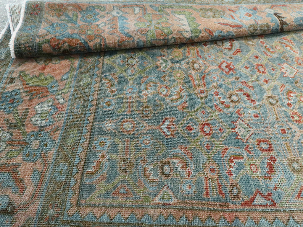 Vintage Persian Mahal Gallery Carpet, No.25037 - Galerie Shabab