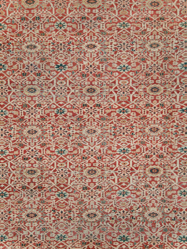 Antique Persian Mahal Large Carpet, No.25039 - Galerie Shabab
