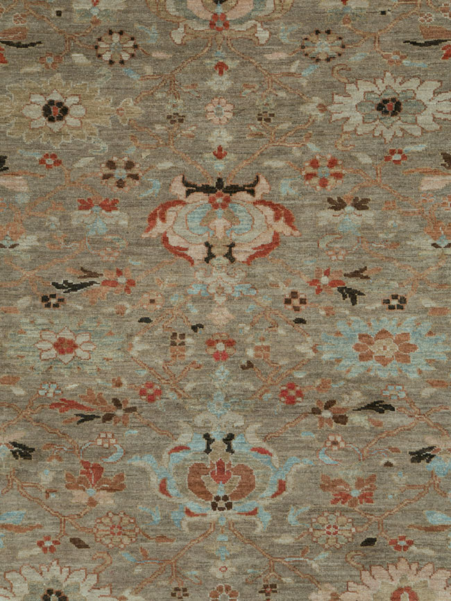 Antique Persian Mahal Carpet, No.25050 - Galerie Shabab
