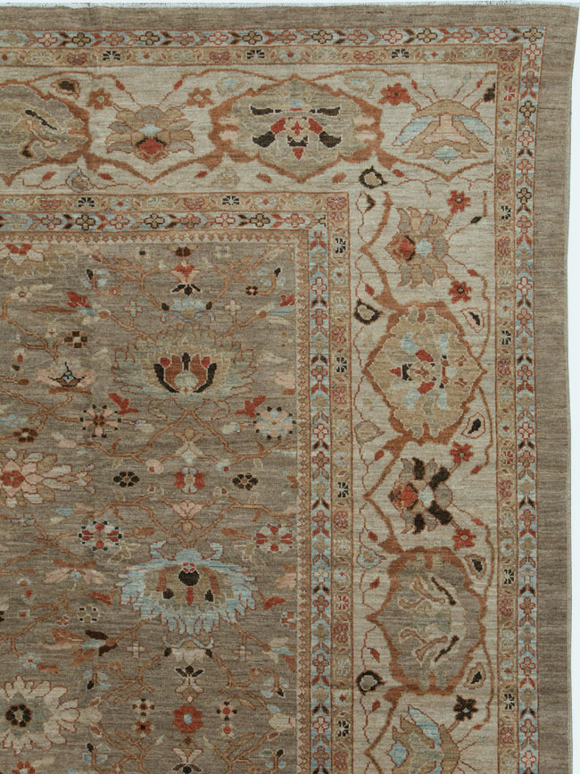 Antique Persian Mahal Carpet, No.25050 - Galerie Shabab