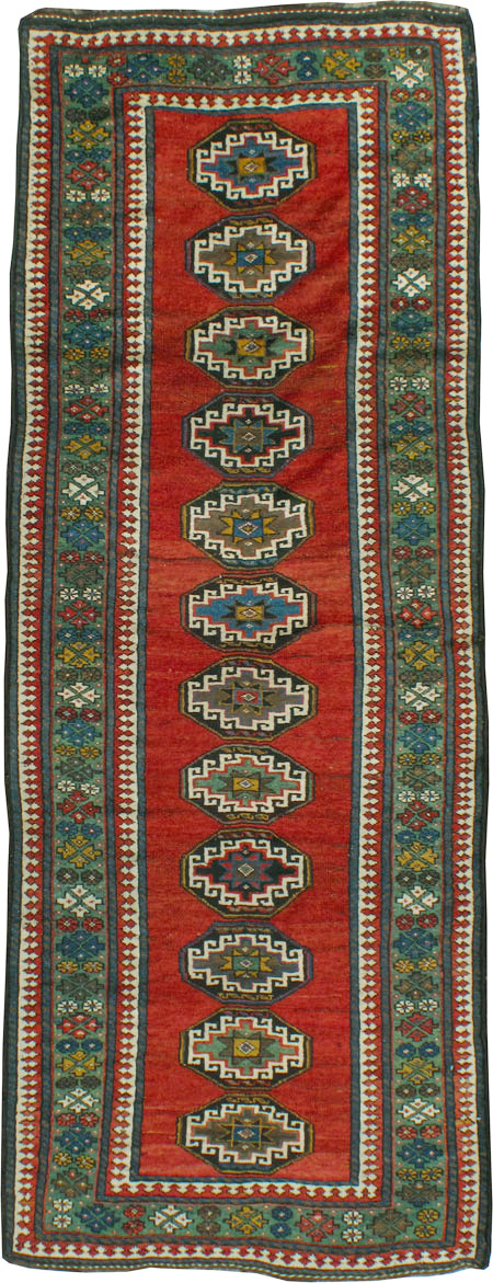 Antique Persian Kurdish Runner, No.25053 - Galerie Shabab