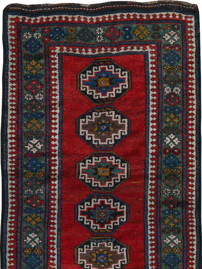 Antique Persian Kurdish Runner, No.25053 - Galerie Shabab