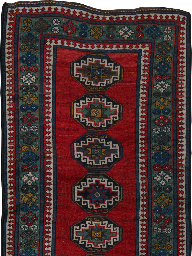 Antique Persian Kurdish Runner, No.25053 - Galerie Shabab