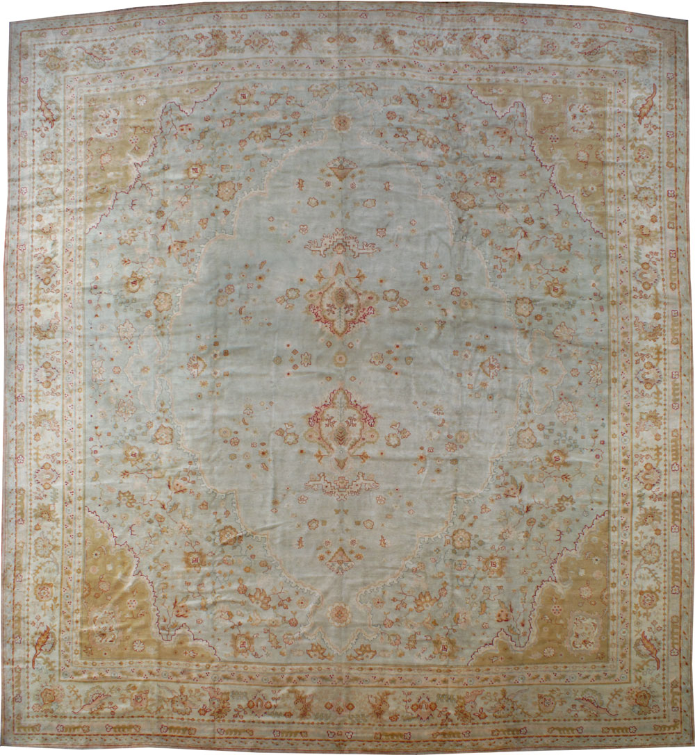 Antiuqe Turkish Oushak Carpet, No.25055 - Galerie Shabab