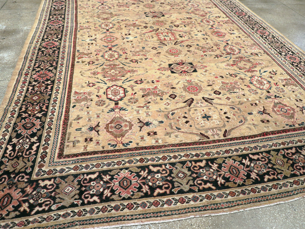 Antique Persian Mahal Room Size Carpet, No.25058 - Galerie Shabab