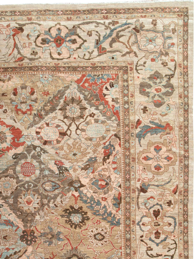 Modern Persian Sultanabad Oversize Carpet, No.25072 - Galerie Shabab
