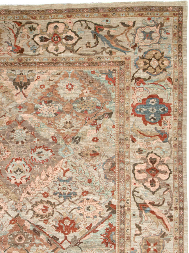 Modern Persian Sultanabad Oversize Carpet, No.25072 - Galerie Shabab
