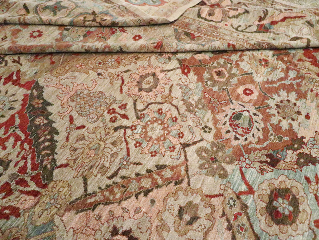 Modern Persian Sultanabad Oversize Carpet, No.25072 - Galerie Shabab