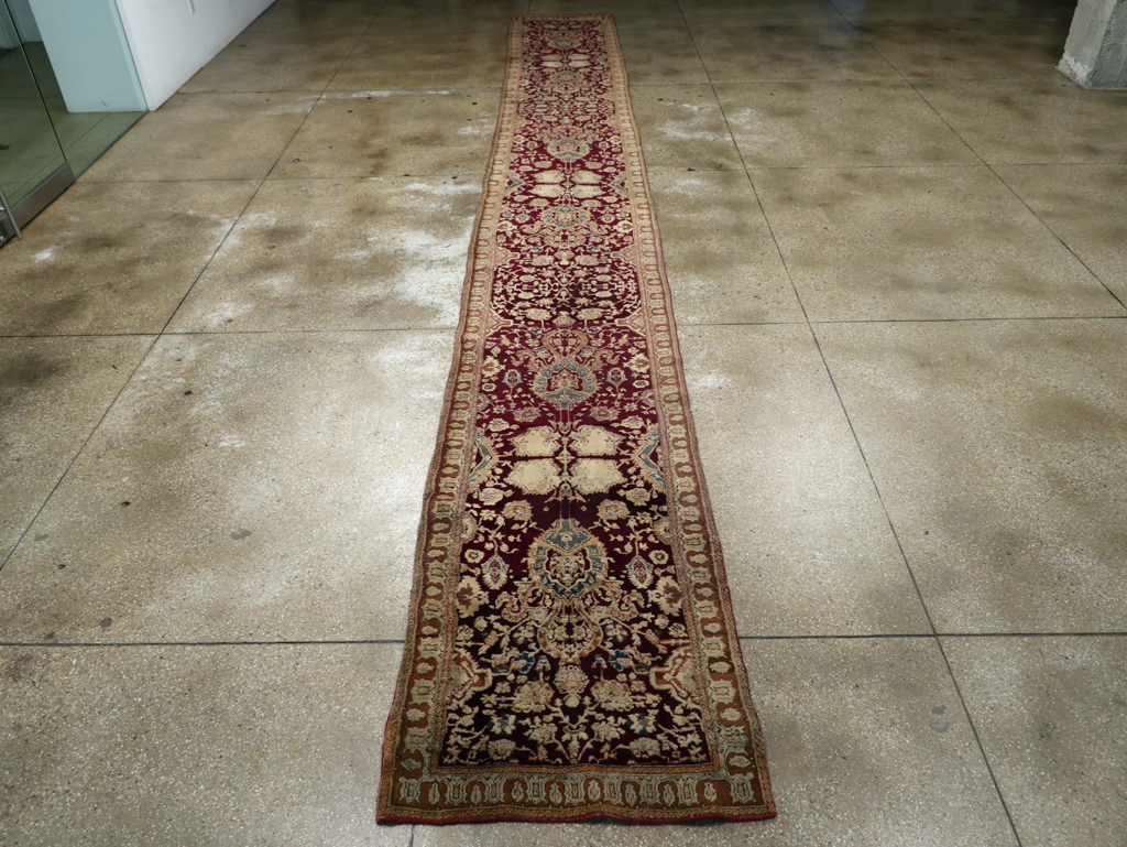 Antique Indian Agra Runner, No.25076 - Galerie Shabab