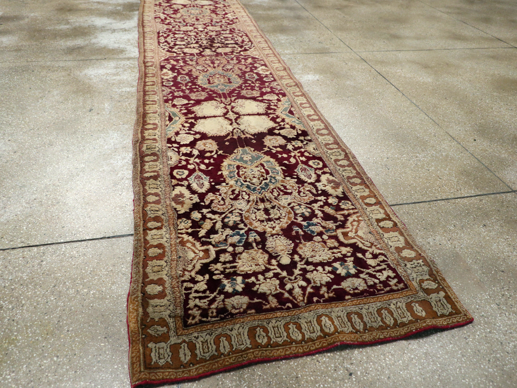 Antique Indian Agra Runner, No.25076 - Galerie Shabab