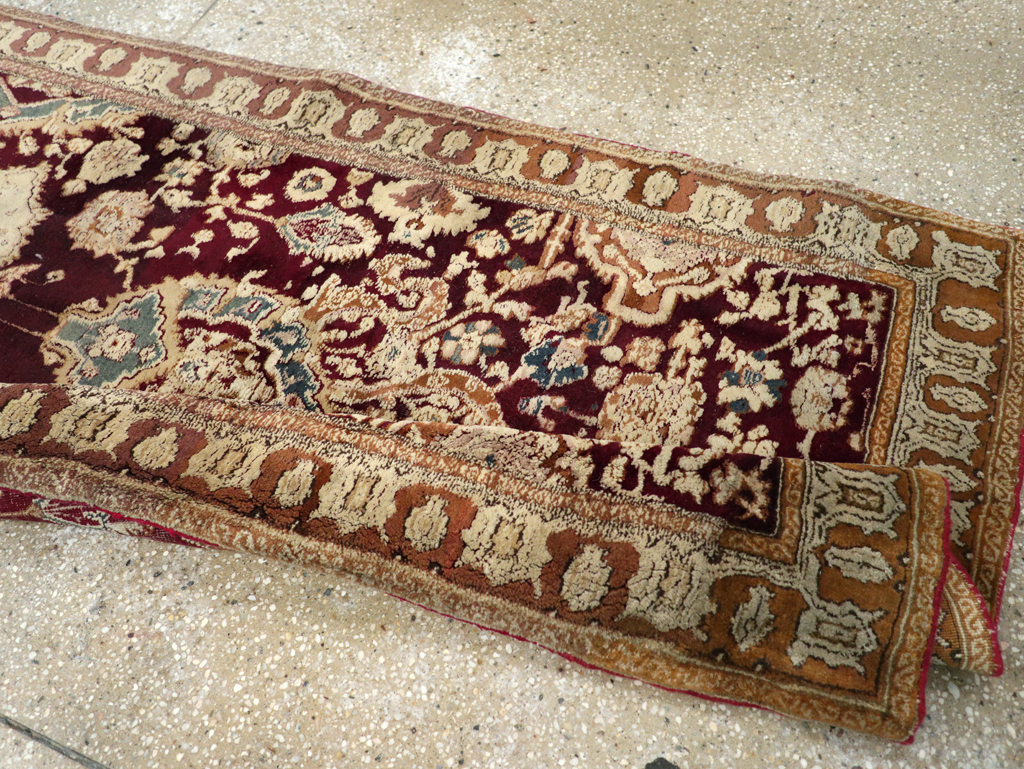 Antique Indian Agra Runner, No.25076 - Galerie Shabab