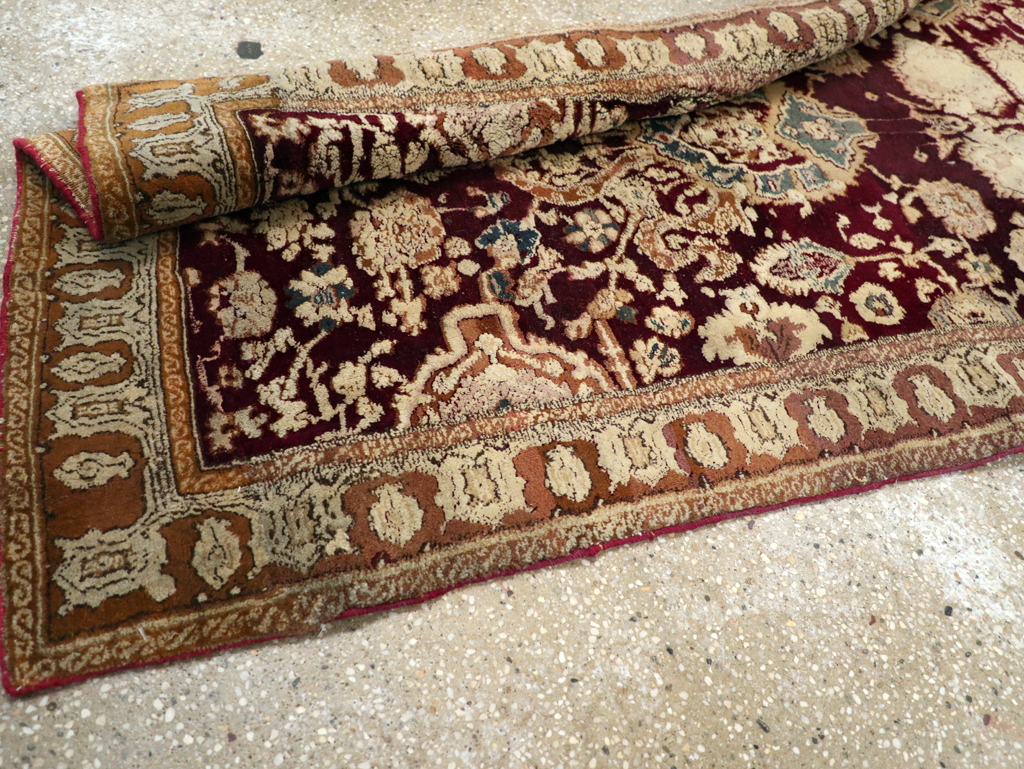 Antique Indian Agra Runner, No.25076 - Galerie Shabab