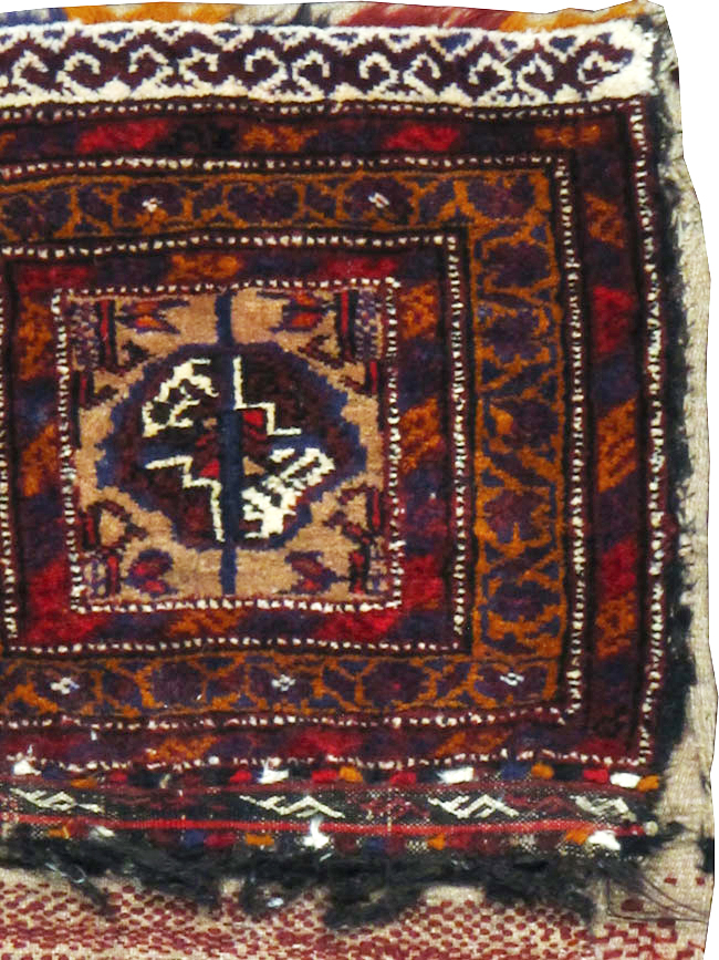 Vintage Persian Baluch Saddlebag (Khorjin), No.25077 - Galerie Shabab