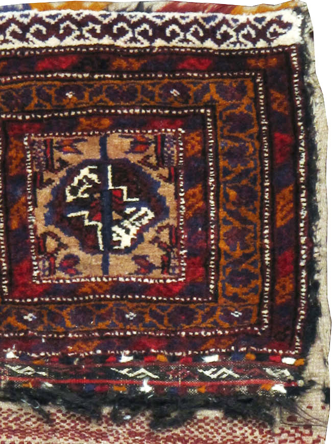 Vintage Persian Baluch Saddlebag (Khorjin), No.25077 - Galerie Shabab