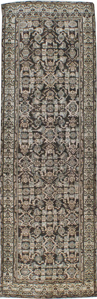 Vintage Persian Malayer Runner, No.25080 - Galerie Shabab