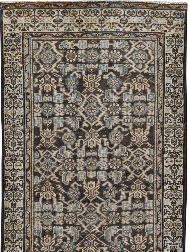 Vintage Persian Malayer Runner, No.25080 - Galerie Shabab