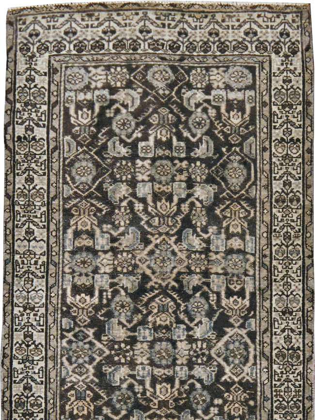 Vintage Persian Malayer Runner, No.25080 - Galerie Shabab