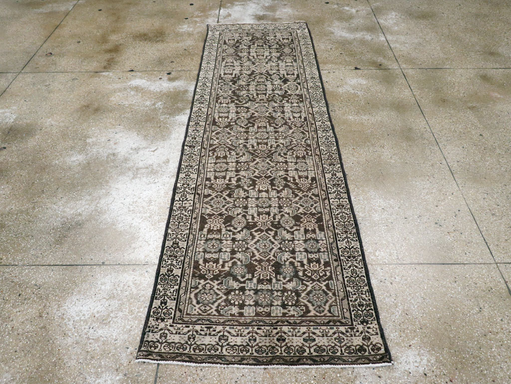 Vintage Persian Malayer Runner, No.25080 - Galerie Shabab