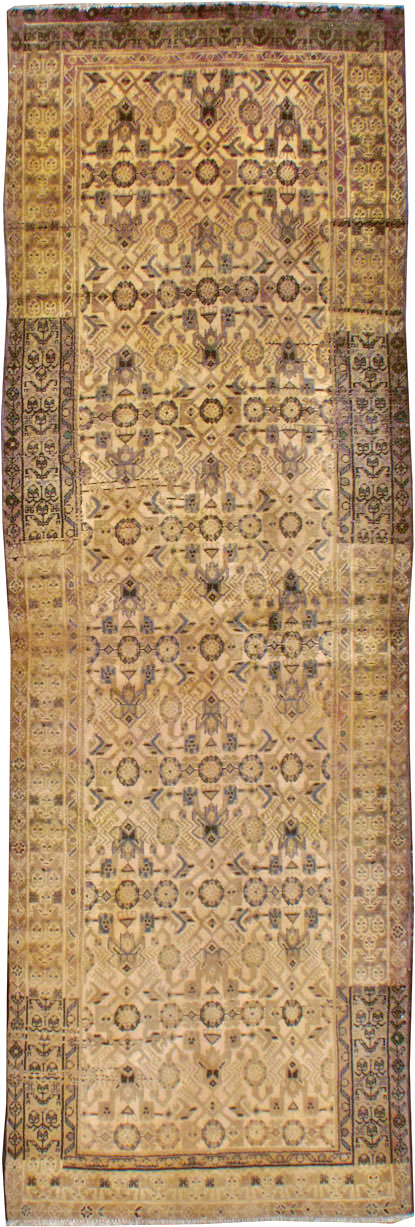 Vintage Persian Malayer Runner, No.25081 - Galerie Shabab