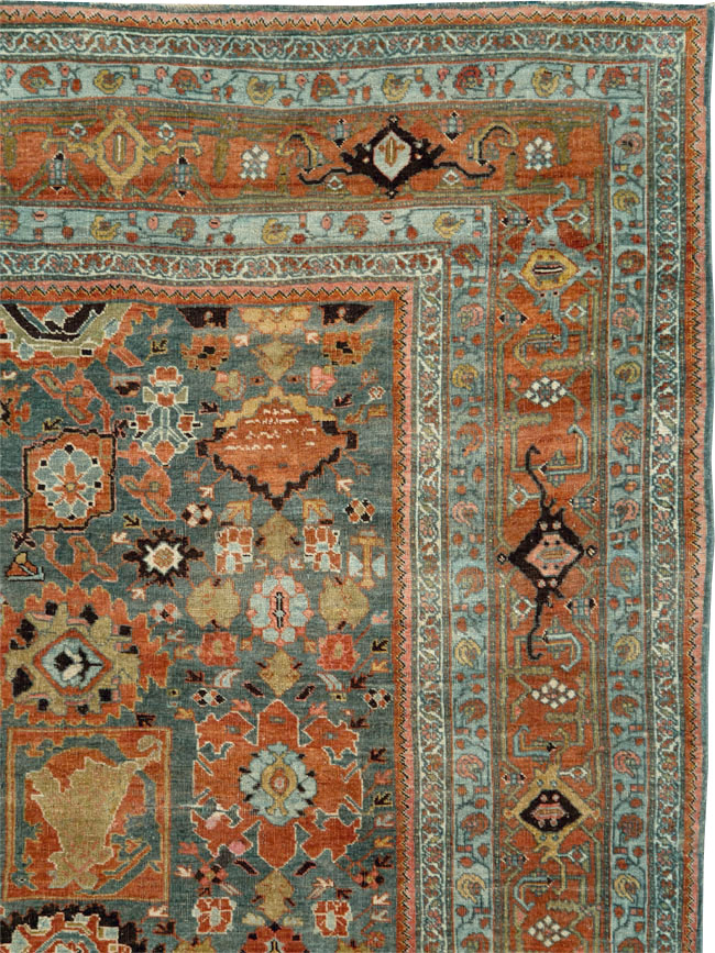 Antique Persian Bidjar Carpet, No.25090 - Galerie Shabab