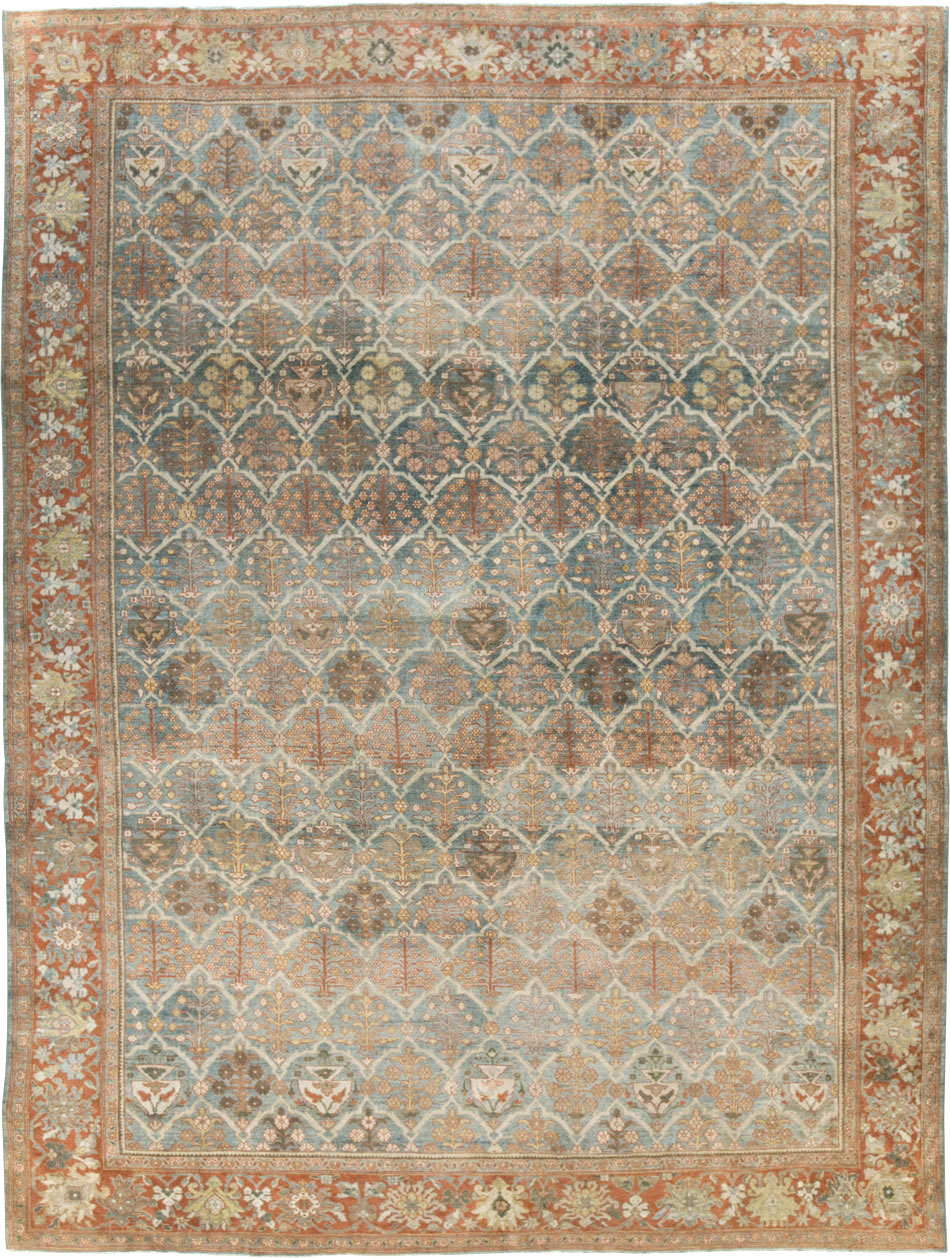 Antique Persian Mahal Room Size Carpet, No.25091 - Galerie Shabab