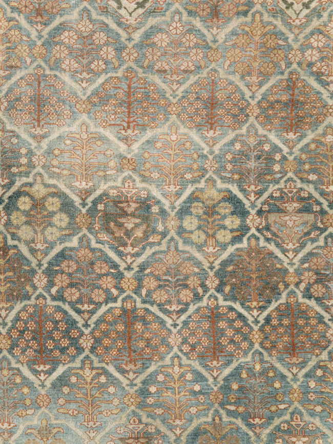 Antique Persian Mahal Room Size Carpet, No.25091 - Galerie Shabab