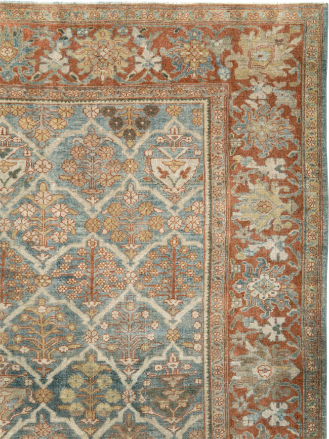 Antique Persian Mahal Room Size Carpet, No.25091 - Galerie Shabab
