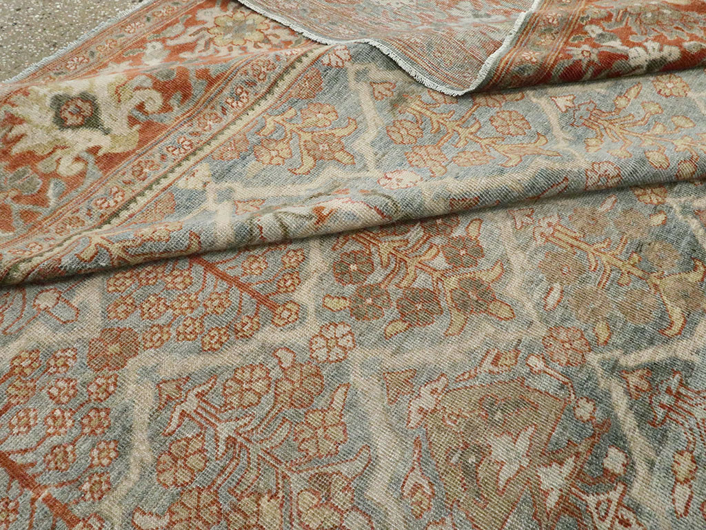 Antique Persian Mahal Room Size Carpet, No.25091 - Galerie Shabab