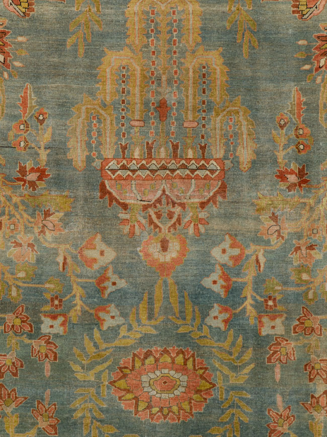 Antique Persian Sarouk Carpet, No.25097 - Galerie Shabab