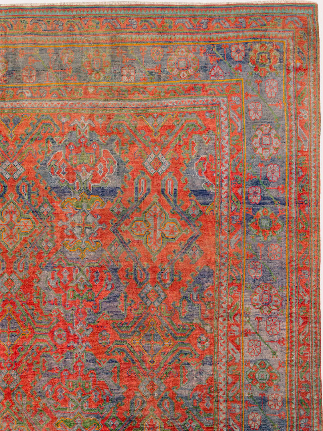 Antique Turkish Oushak Carpet, No.25099 - Galerie Shabab