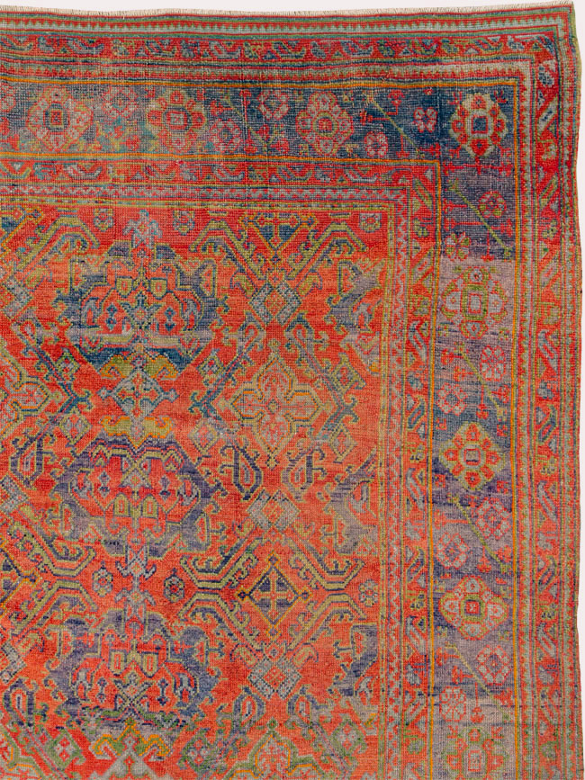 Antique Turkish Oushak Carpet, No.25099 - Galerie Shabab