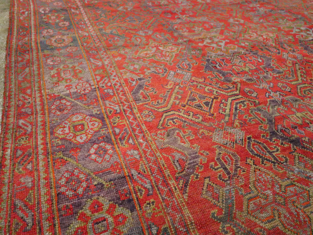Antique Turkish Oushak Carpet, No.25099 - Galerie Shabab