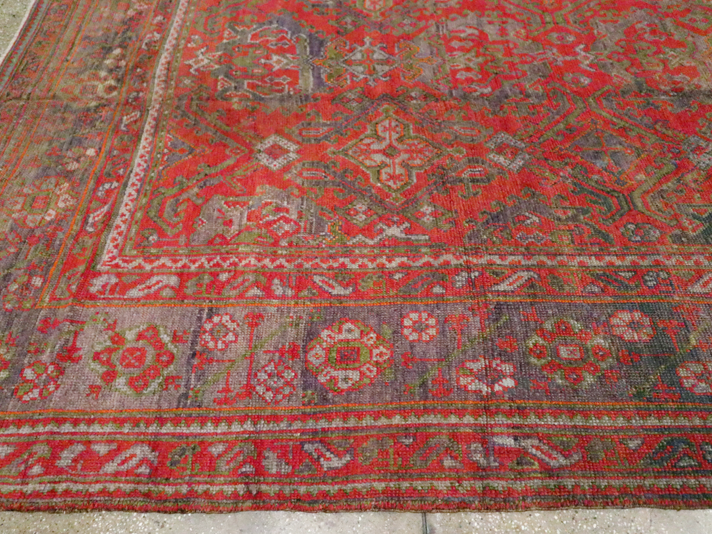 Antique Turkish Oushak Carpet, No.25099 - Galerie Shabab