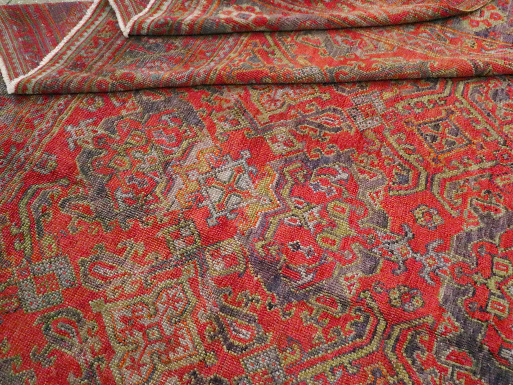 Antique Turkish Oushak Carpet, No.25099 - Galerie Shabab