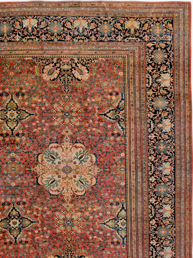 Antique Persian Sarouk Fereghan Oversize Carpet, No.25100 - Galerie Shabab