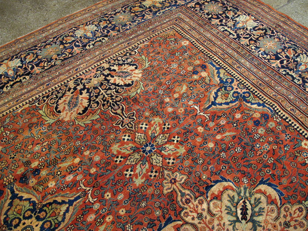 Antique Persian Sarouk Fereghan Oversize Carpet, No.25100 - Galerie Shabab