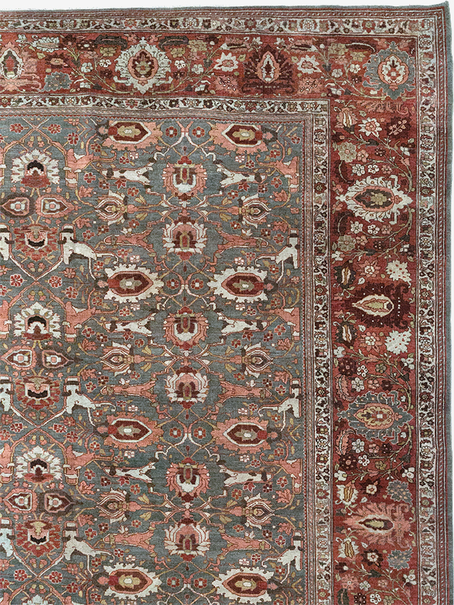 Antique Persian Bidjar Oversize Carpet, No.25101 - Galerie Shabab